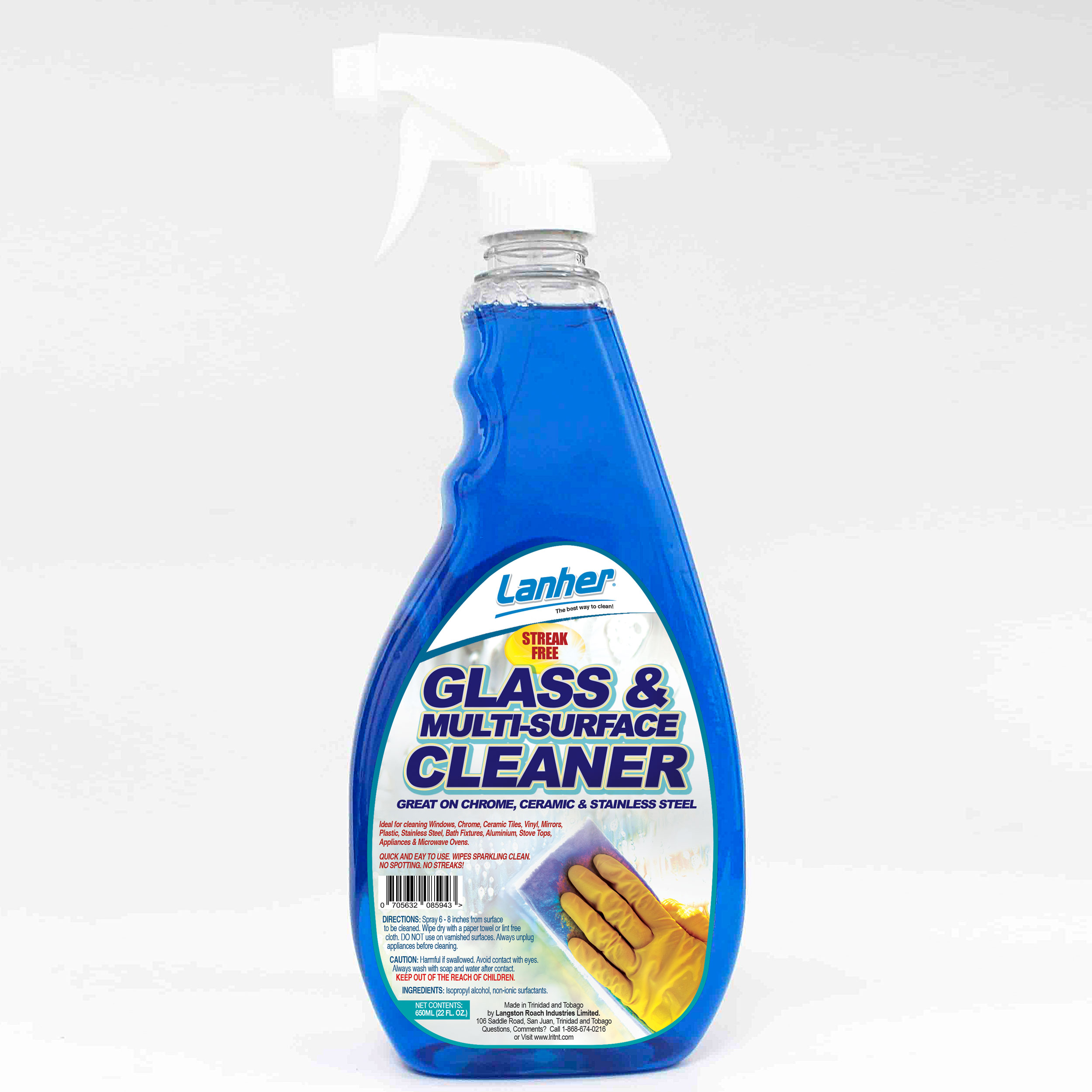 Lanher Glass & Multi-Surface Cleaner – Langston Roach Industries Limited