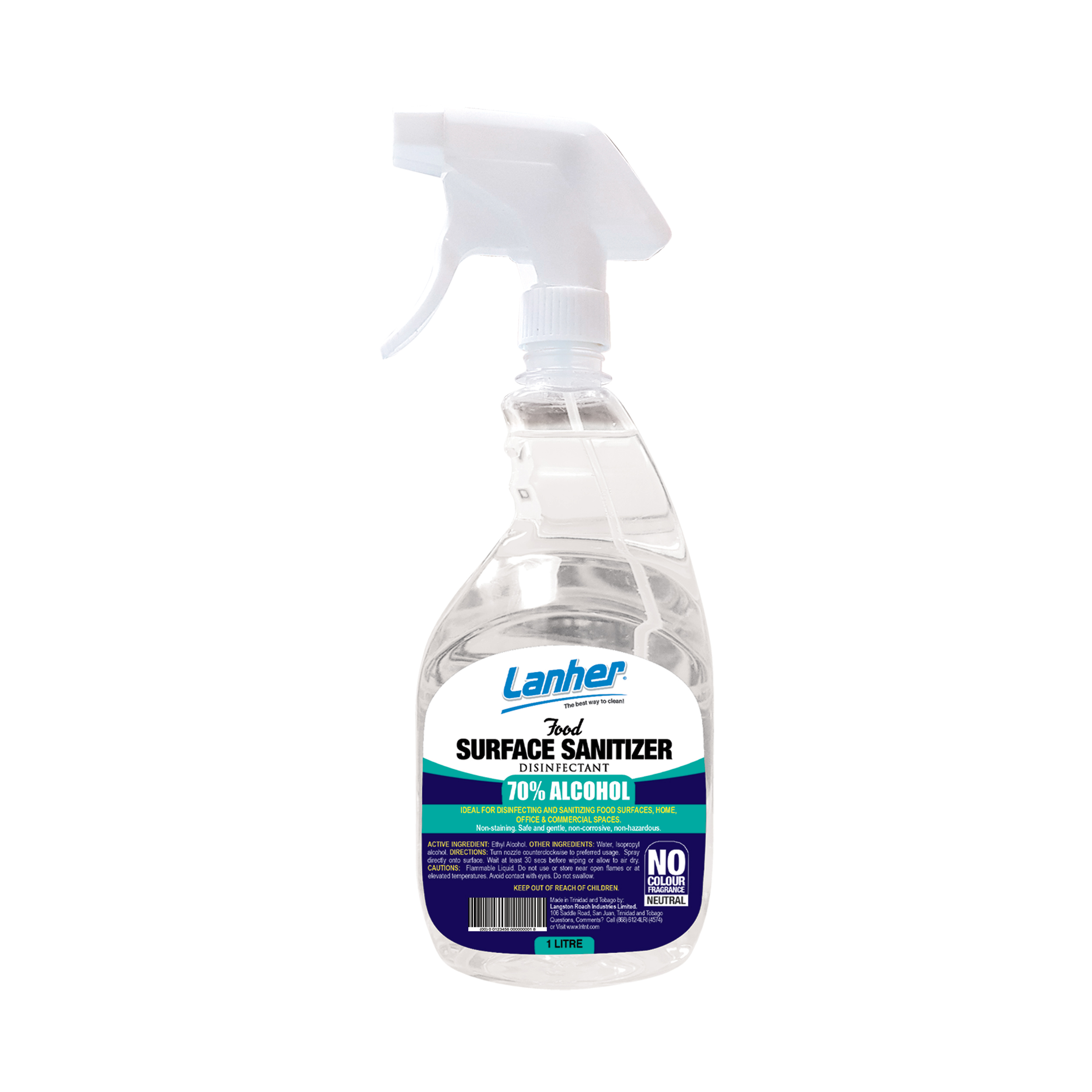 Lanher Surface Sanitizer – Original – Langston Roach Industries Limited